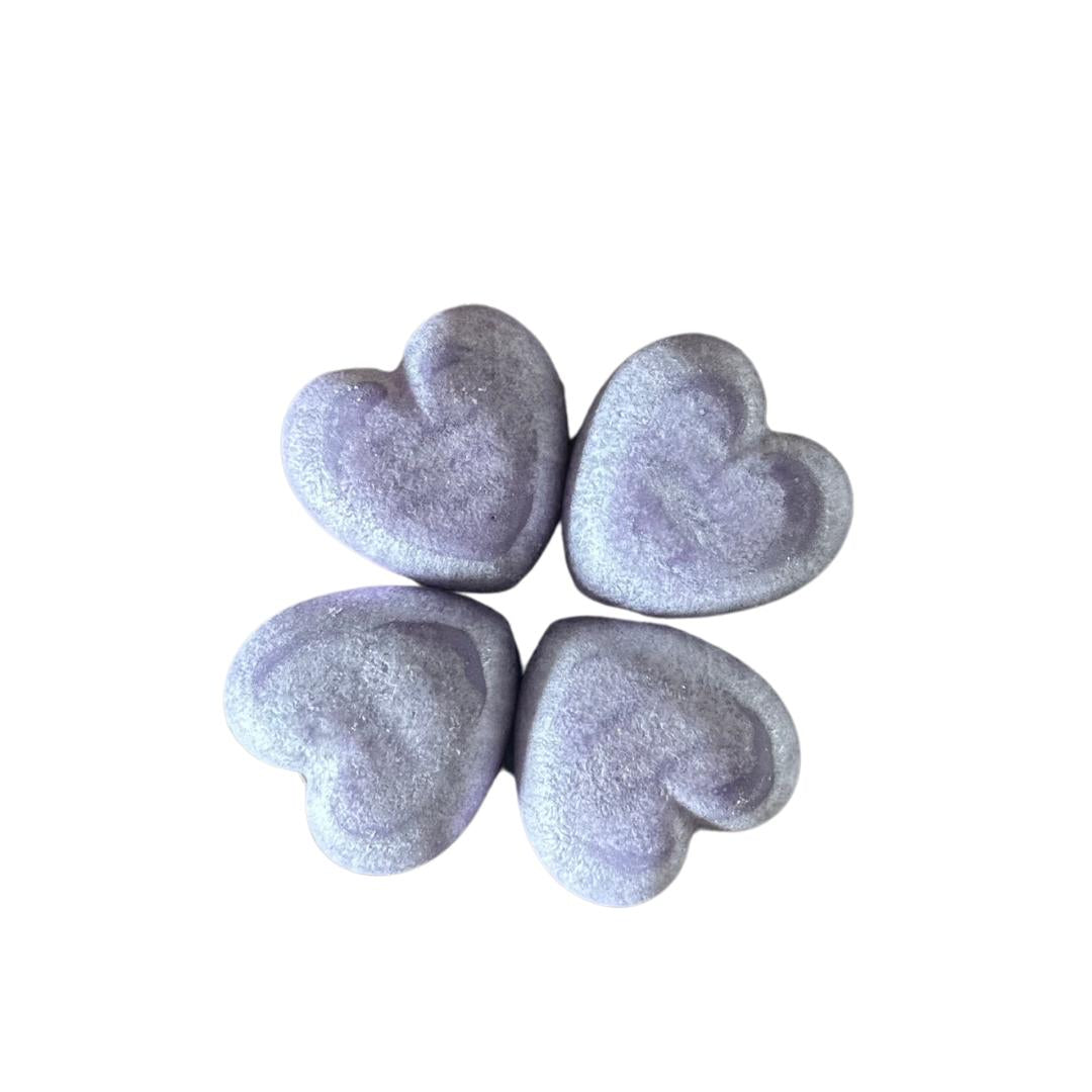 Marokkaanse amberblokje in hartvorm en met de geur van lavendel