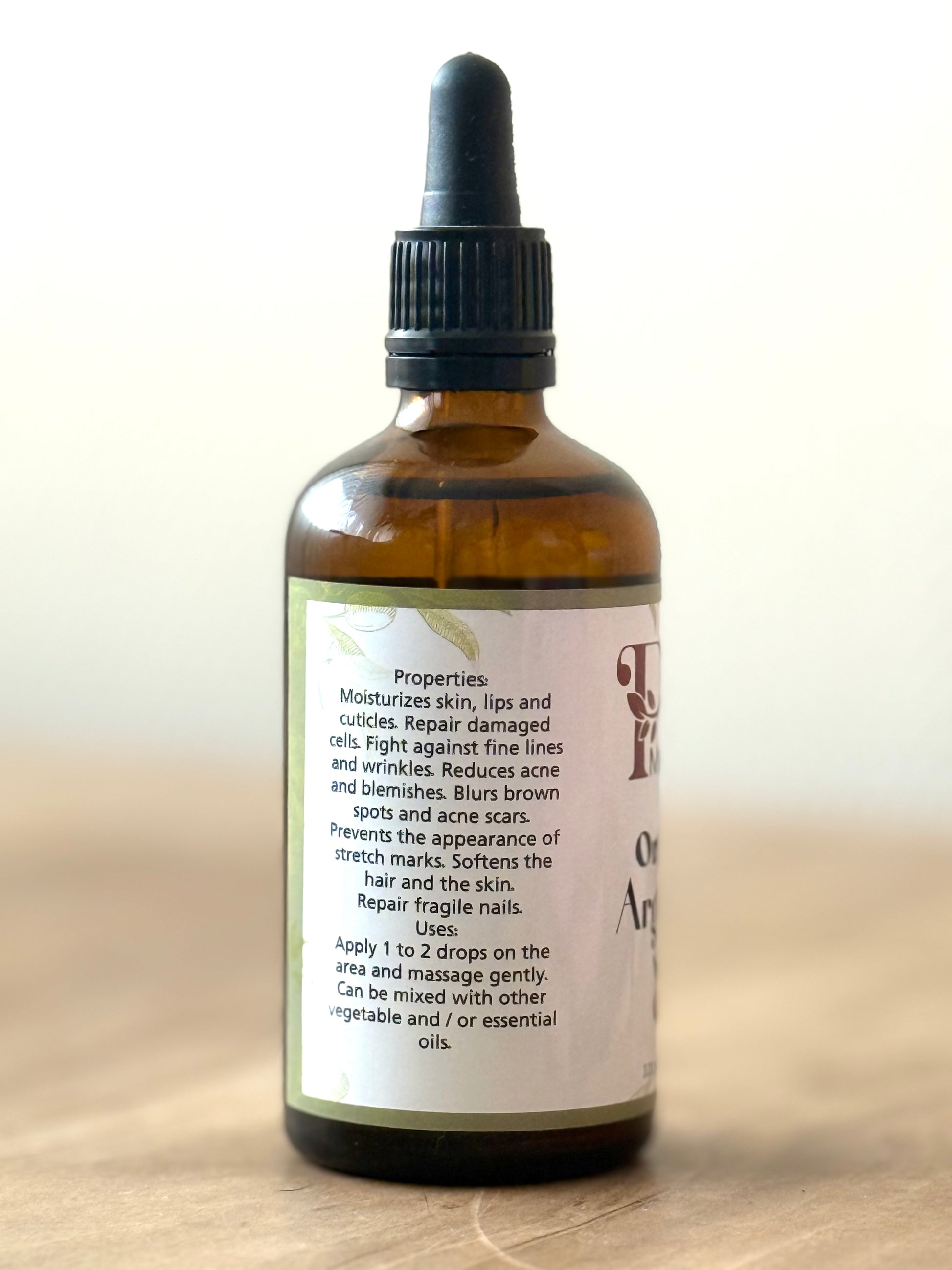 Marrakech organic argan olie gebruiksaanwijzing