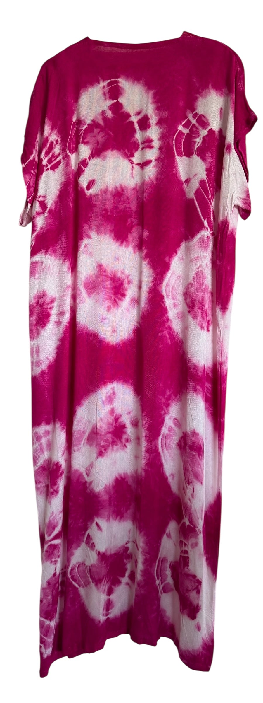 Marokkaanse huisjurk roze met wit