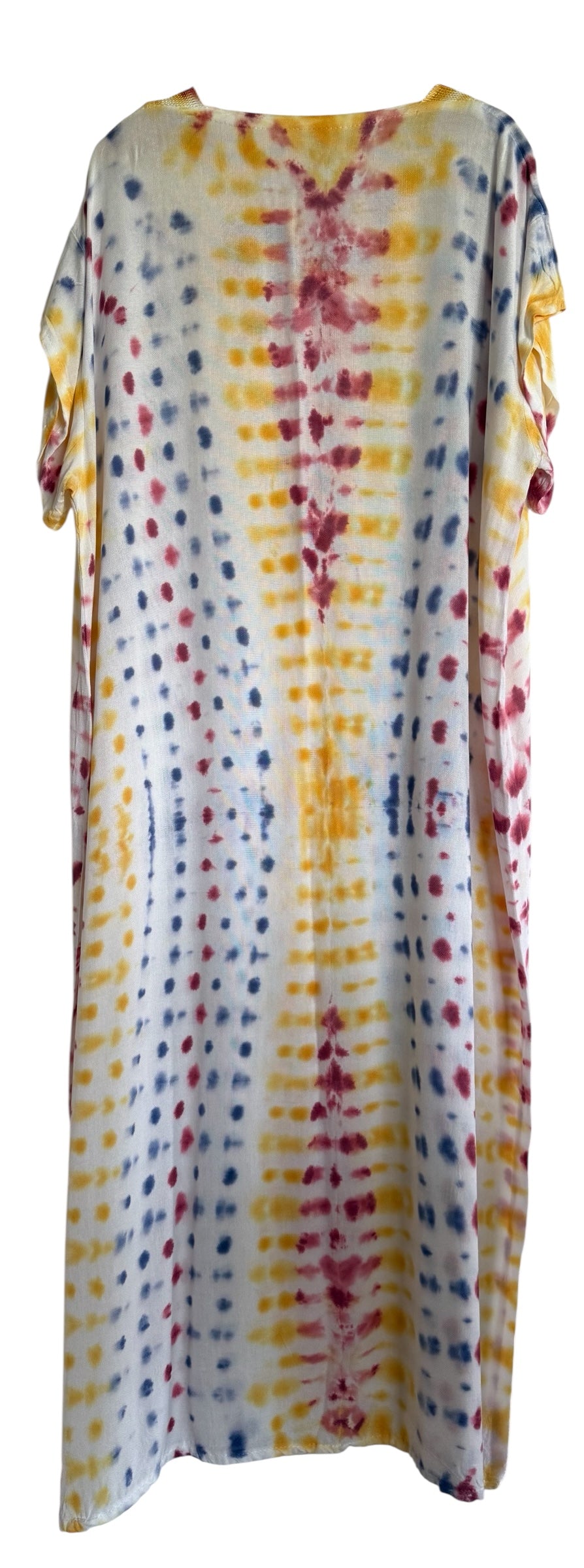 Marokkaanse jurk met gekleurde stippen