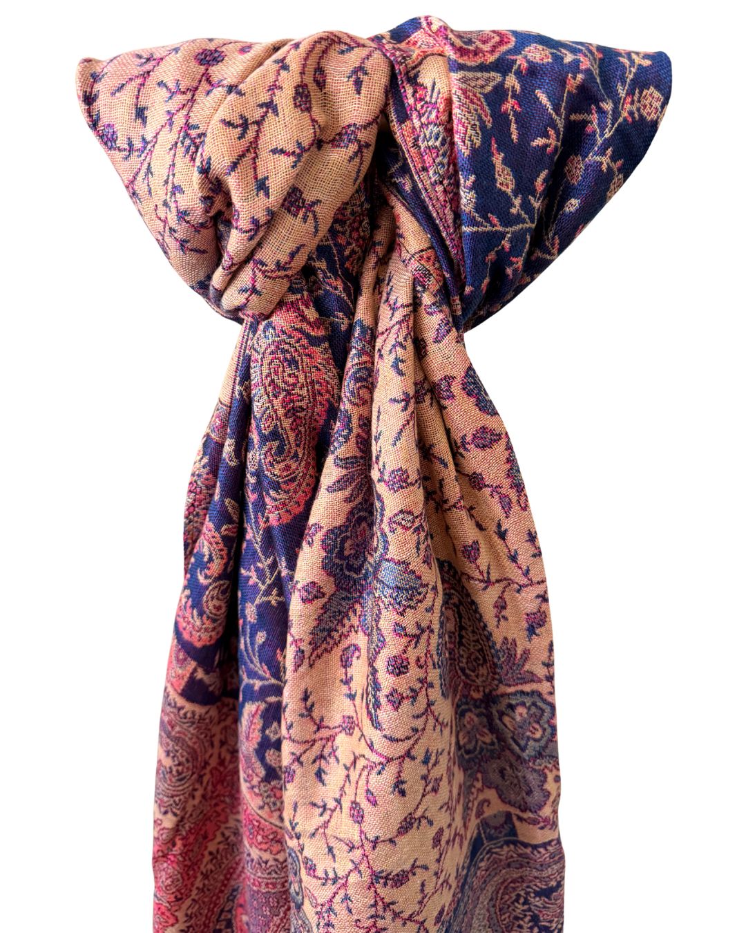 Pashmina sjaal paars-roze