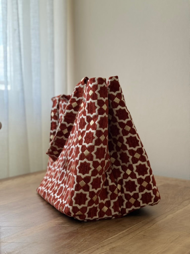 marokkaanse shopper bruin