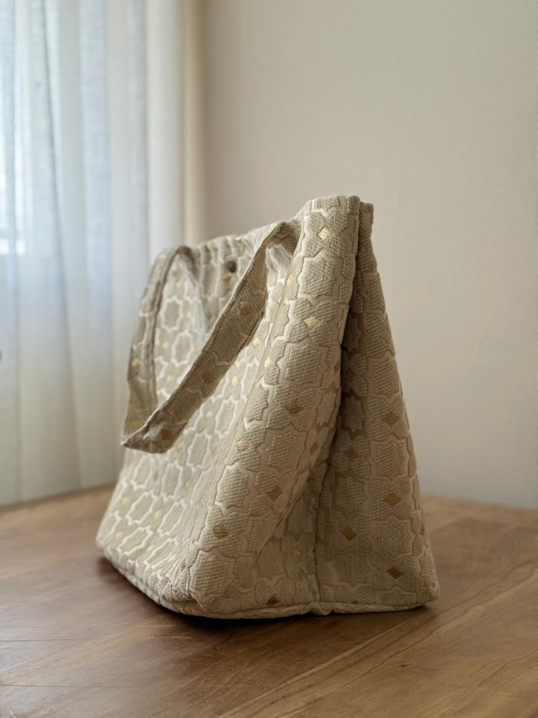 Marokkaanse shopper crème