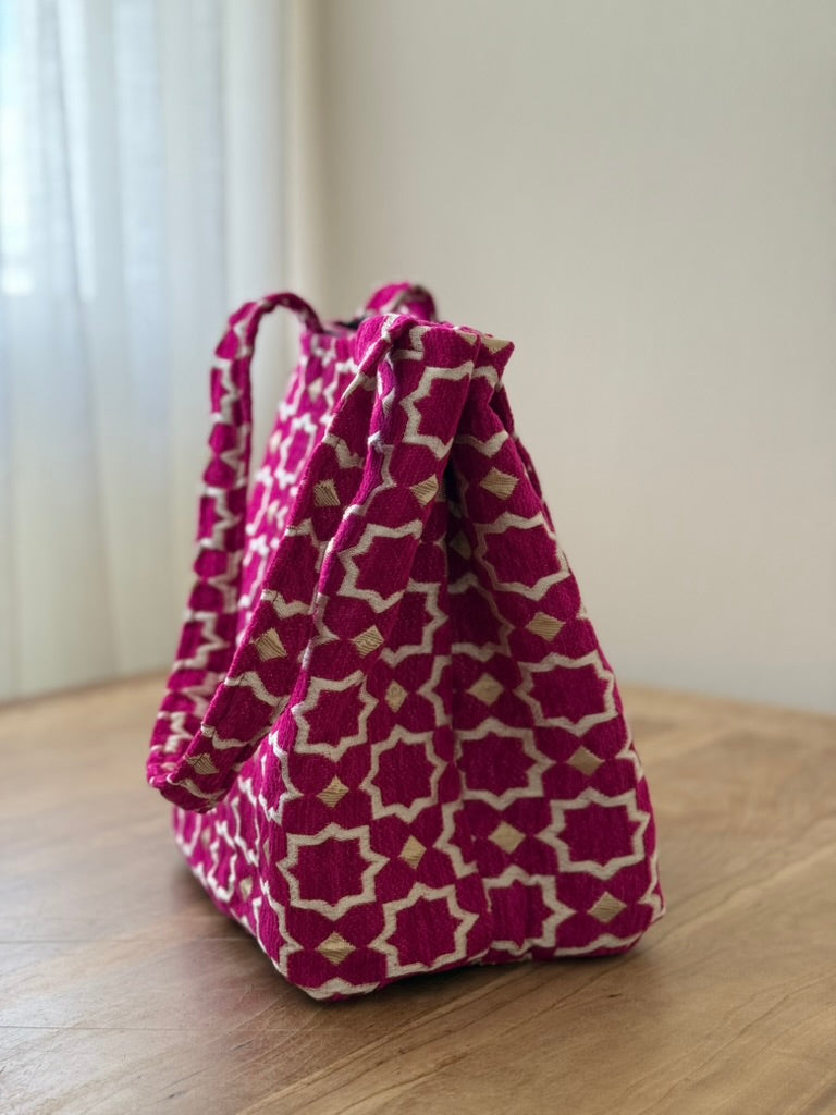 roze Marokkaanse shopper