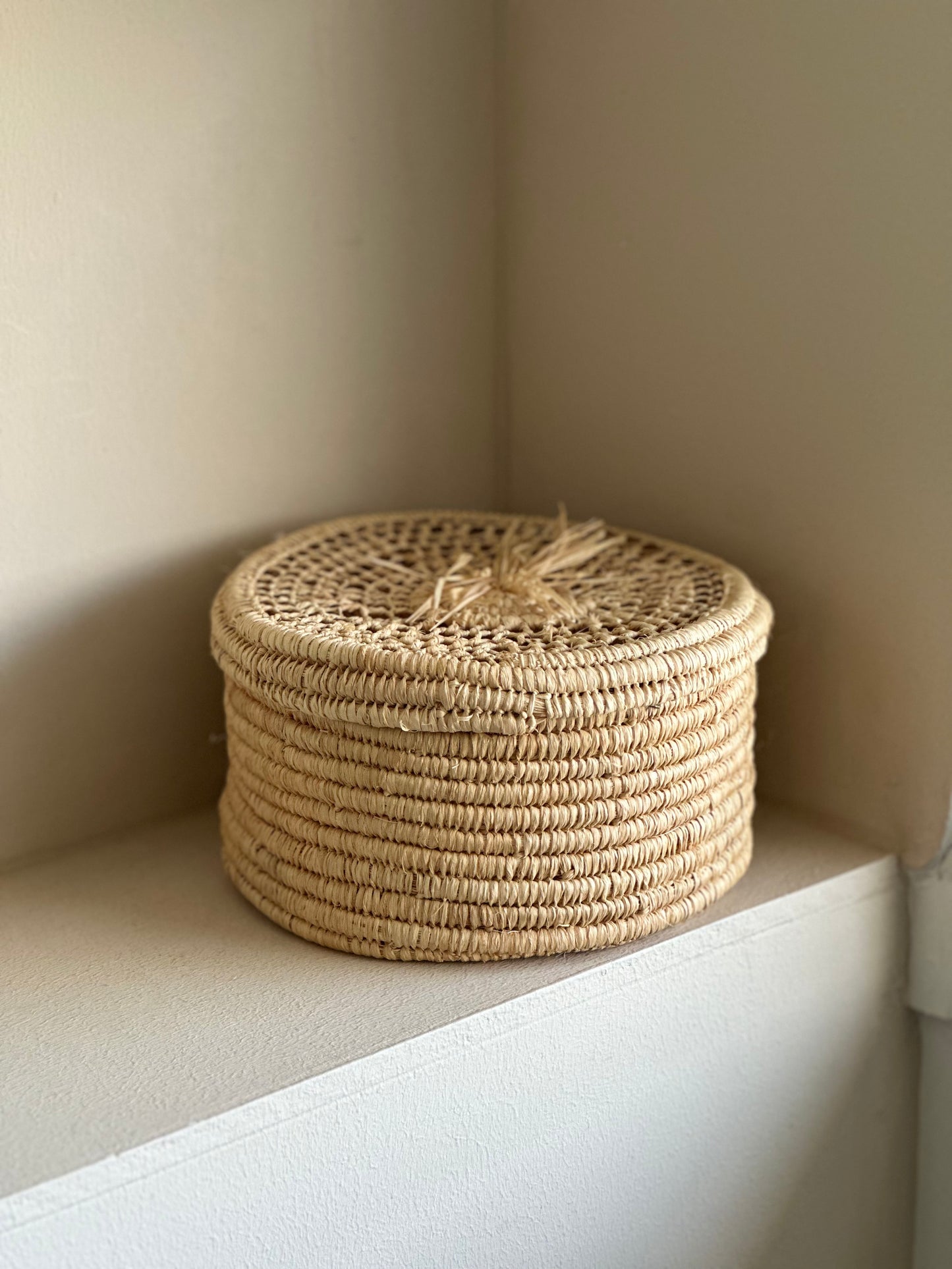 Raffia mandje