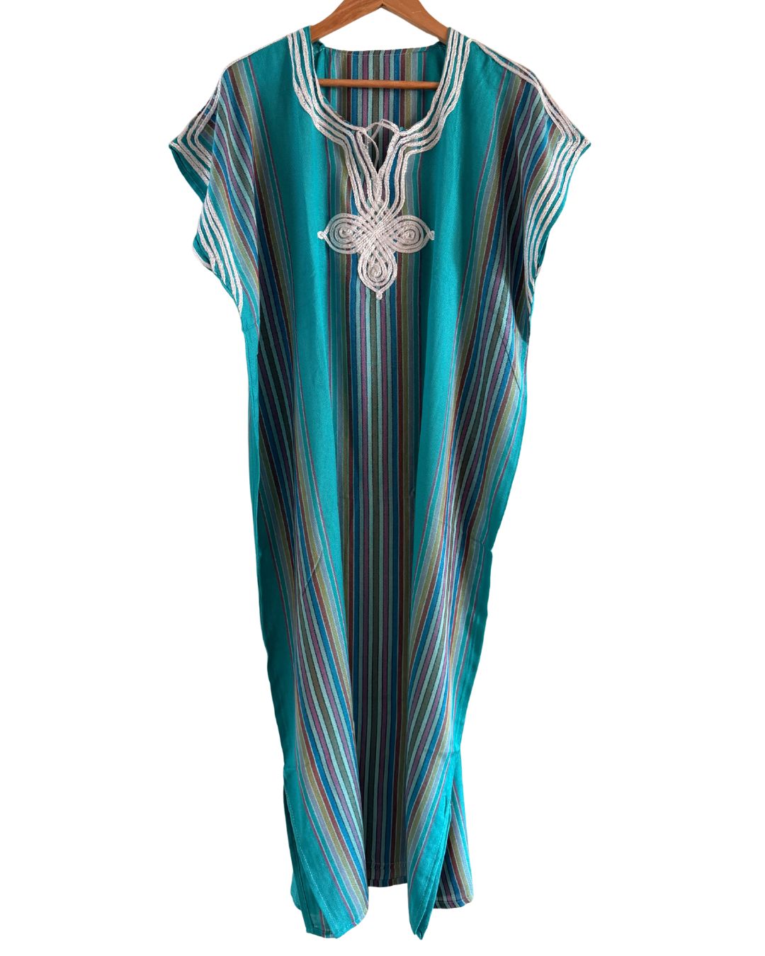 Marokkaanse huisjurk turquoise