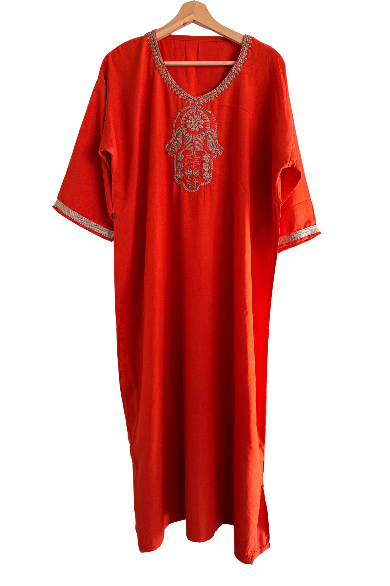 Marokkaanse huisjurk oranje