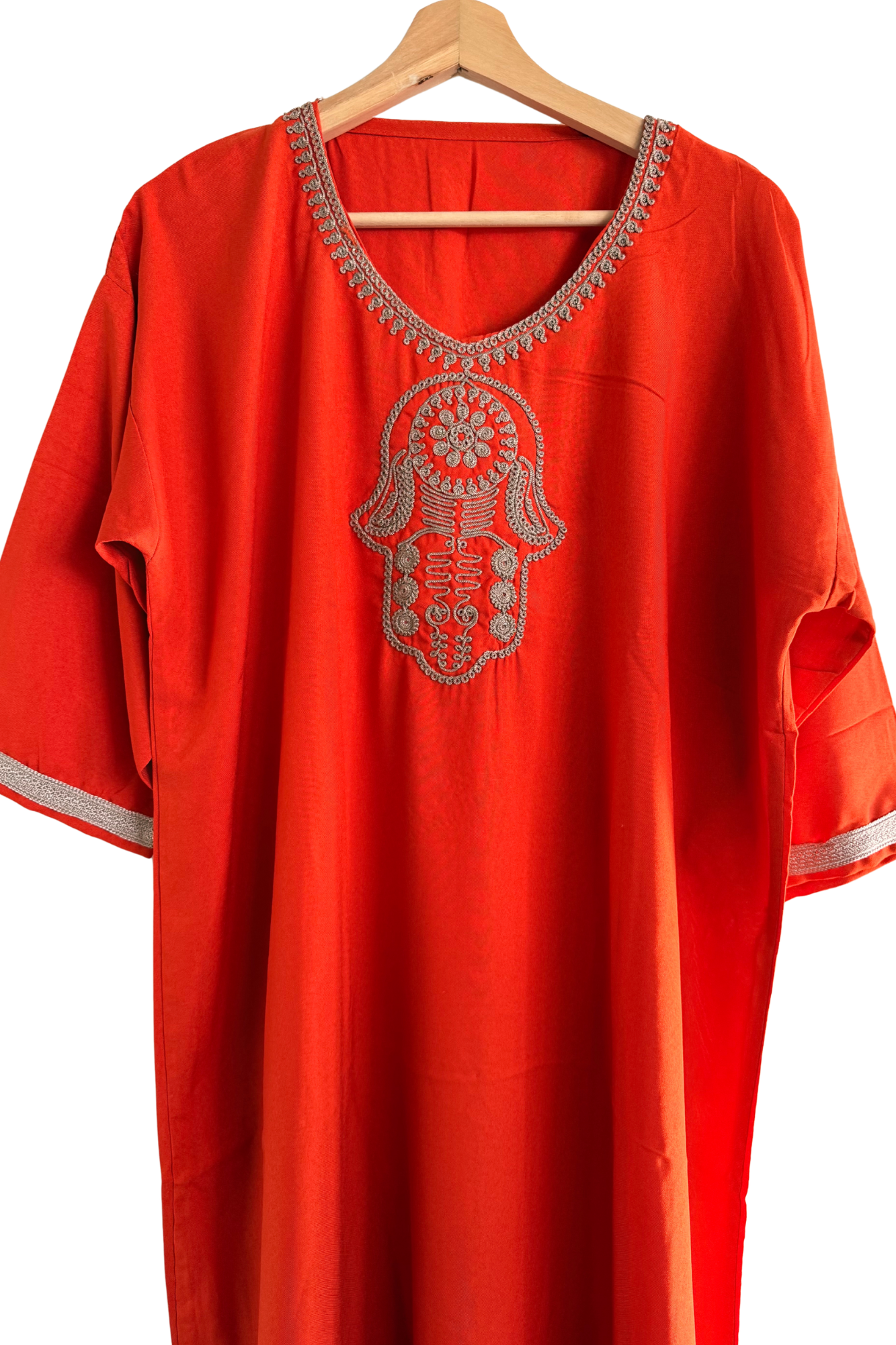 Marokkaanse huisjurk oranje