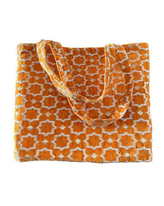 Marrakech mozaïek shopper - L - Geel