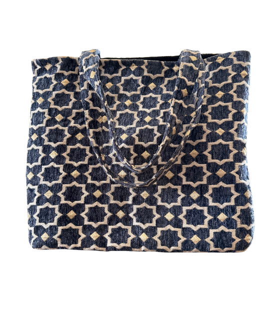 Marrakech mozaïek shopper - L - Grijs