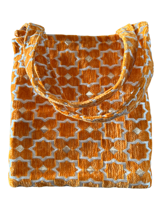 Marrakech mozaïek shopper - M - geel