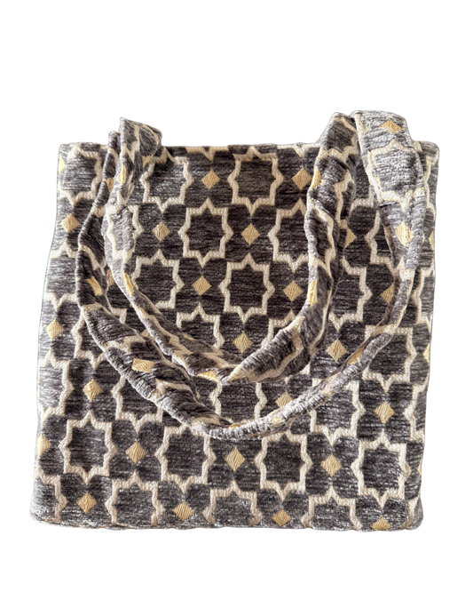 Marrakech mozaïek shopper - M - grijs