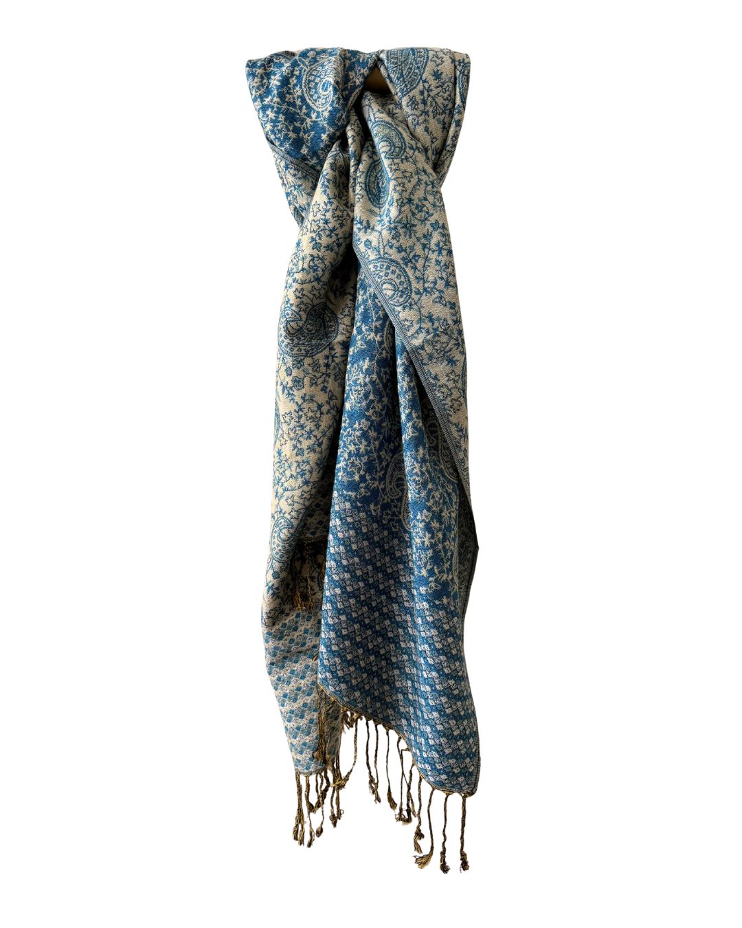 Pashmina sjaal blauw