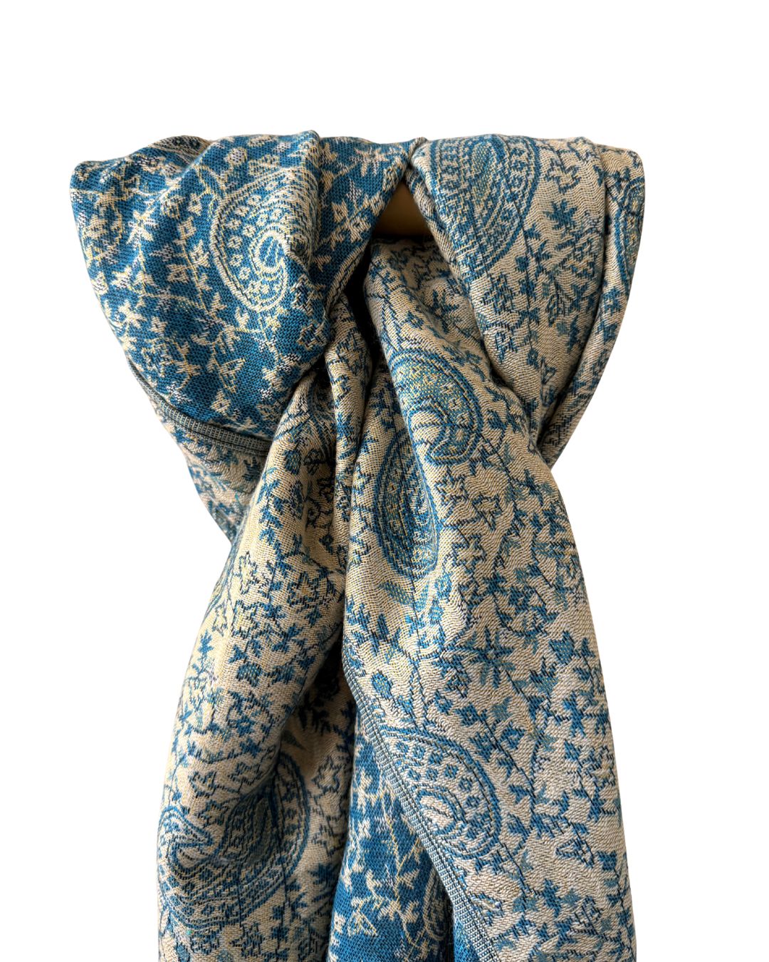 Pashmina sjaal blauw