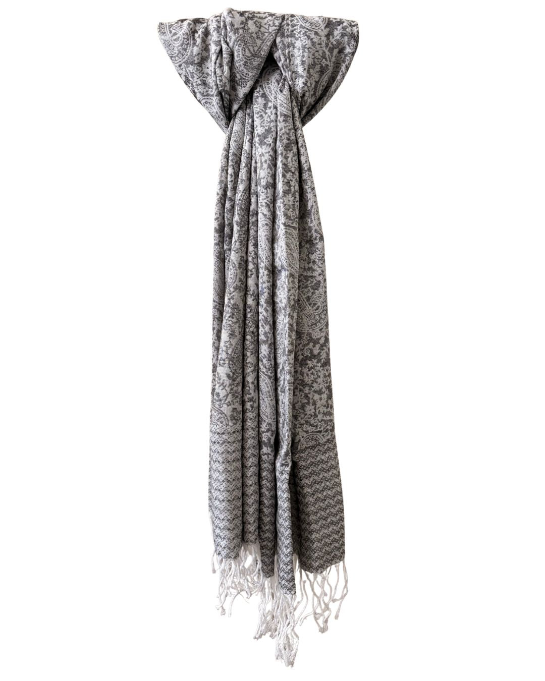 Pashmina sjaal grijs