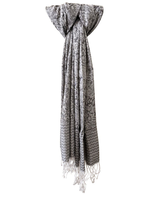 Pashmina sjaal grijs