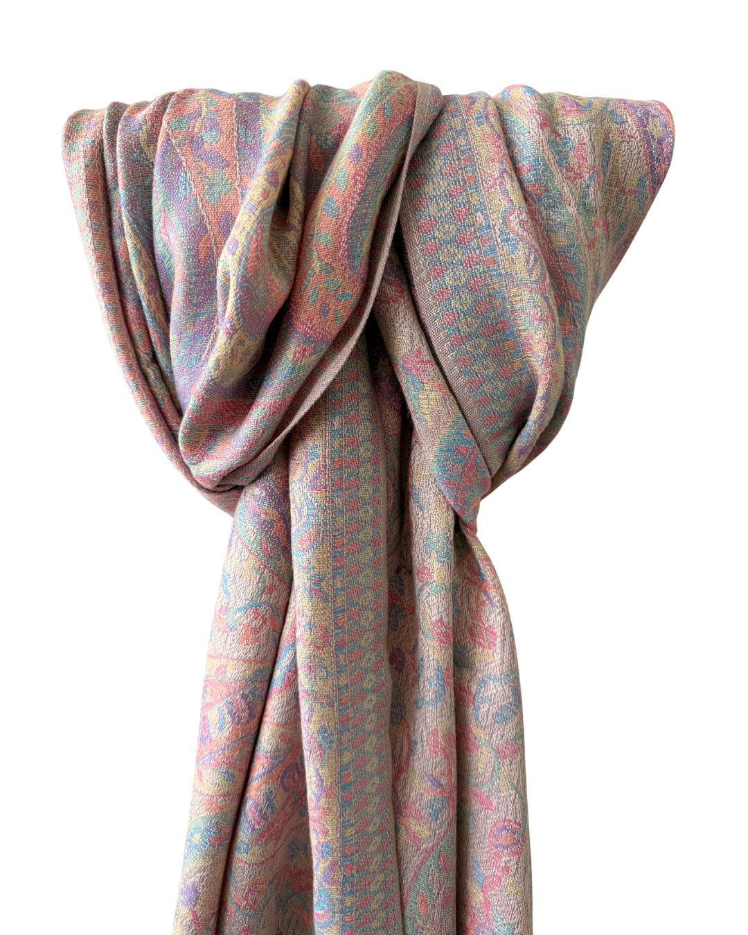 Pashmina sjaal lichtroze