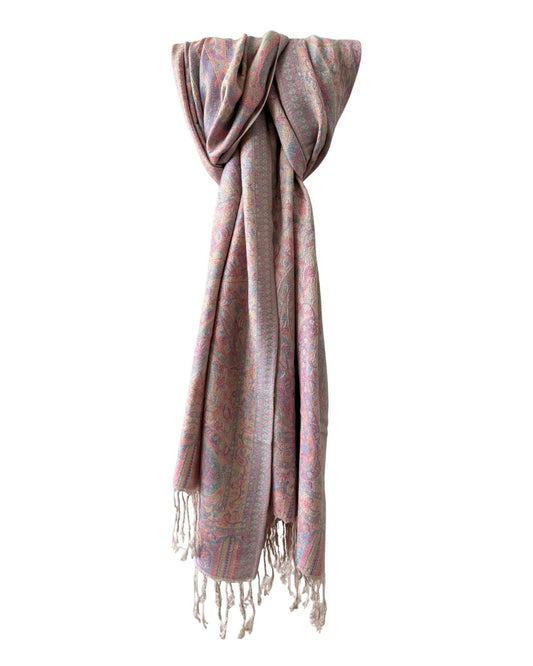 Pashmina sjaal lichtroze