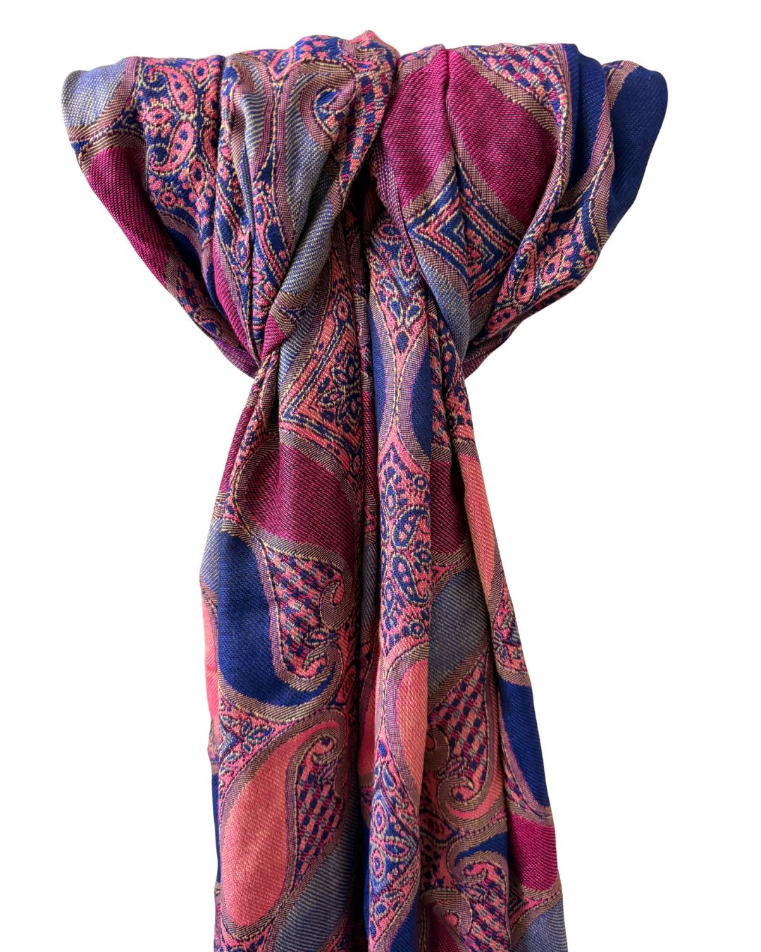 Pashmina sjaal roze-paars