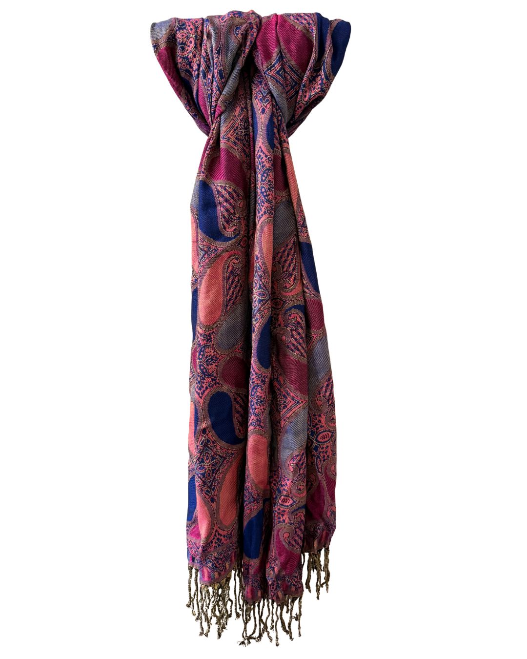 Pashmina sjaal roze-paars
