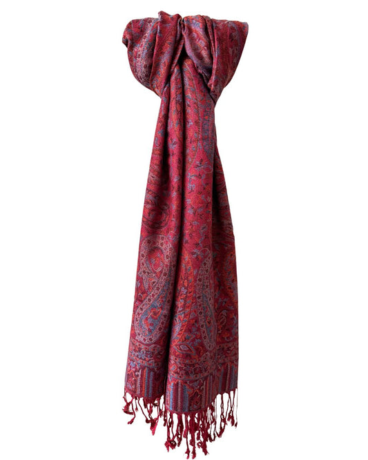 Pashmina sjaal rood
