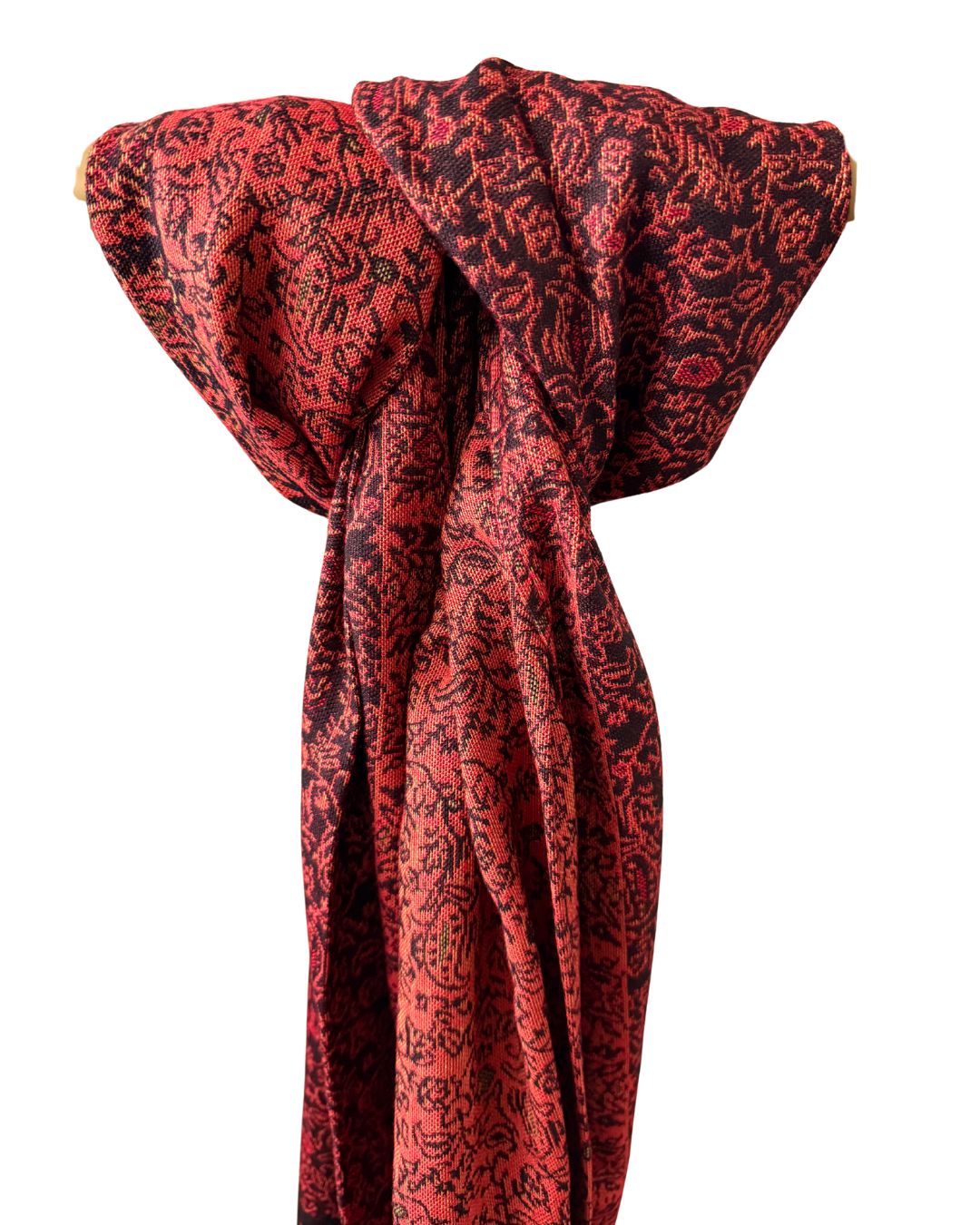 Pashmina sjaal rood-bruin