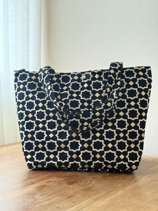 Marrakech shopper Large zwart