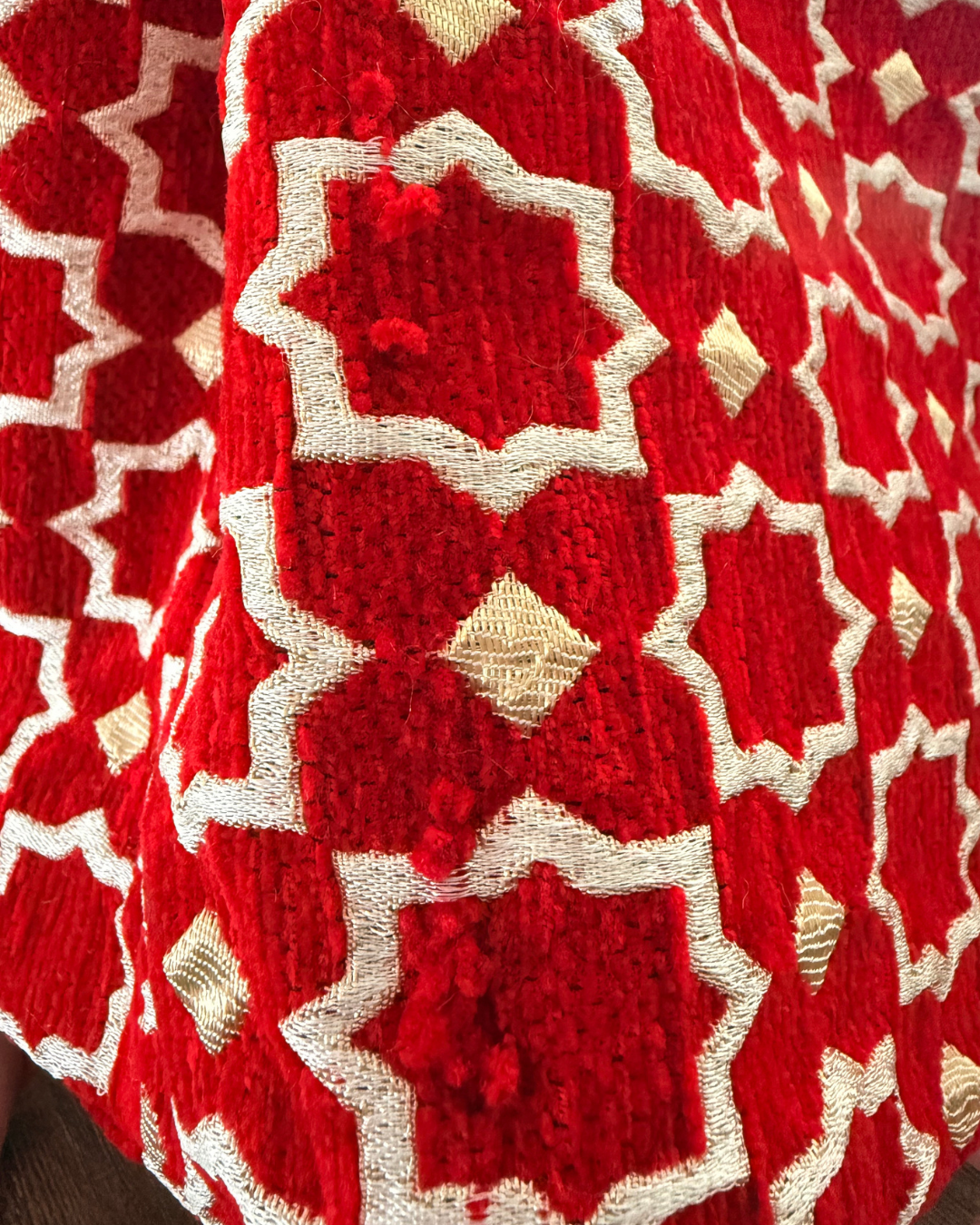 Marrakech mozaïek shopper - M - rood